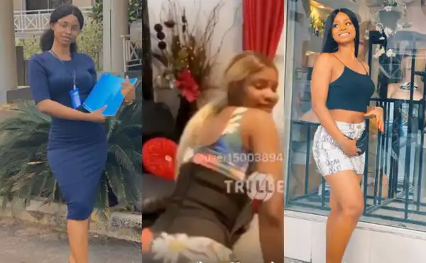 Iyabo Ojo’s daughter, Priscilla Ojo loses home-training as she twerks in her mother’s living room (Video)